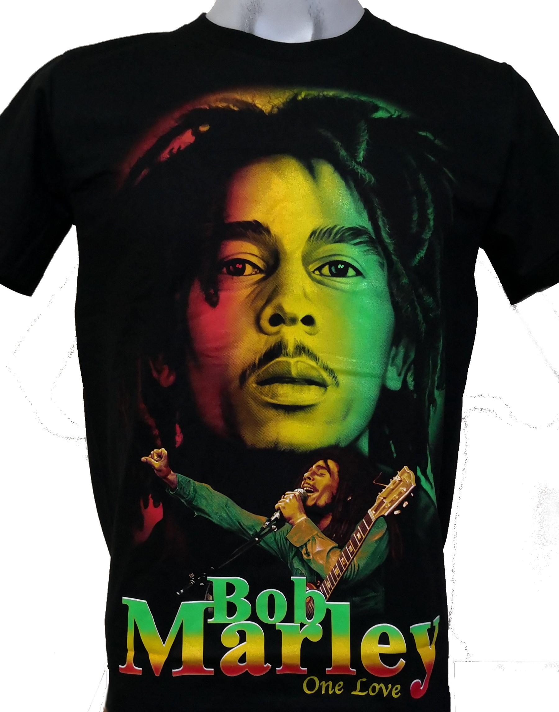 NEW One love Bob Marley Mint color black print gildan t shirt S-3XL