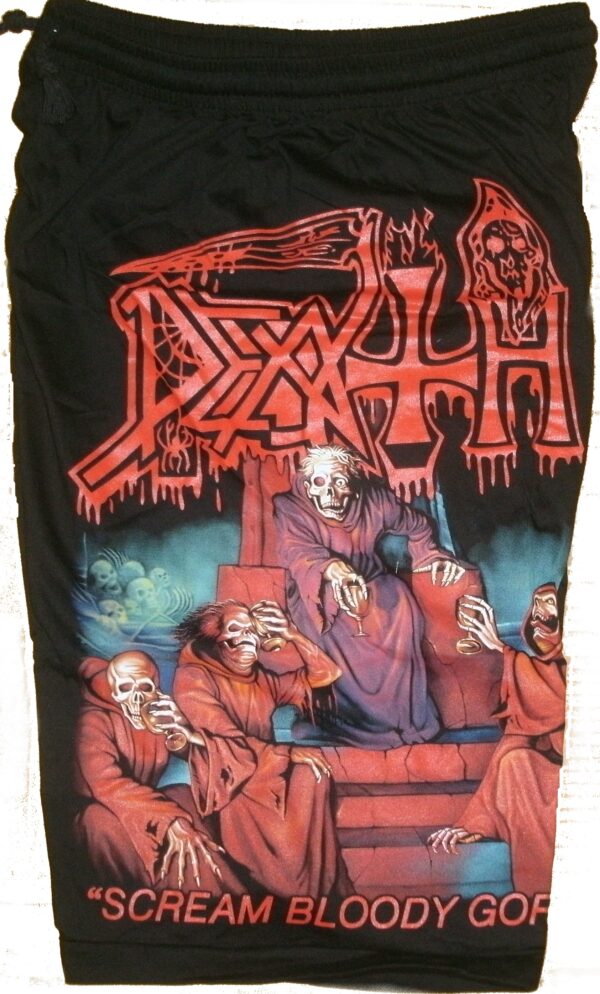 Death shorts Scream Bloody Gore
