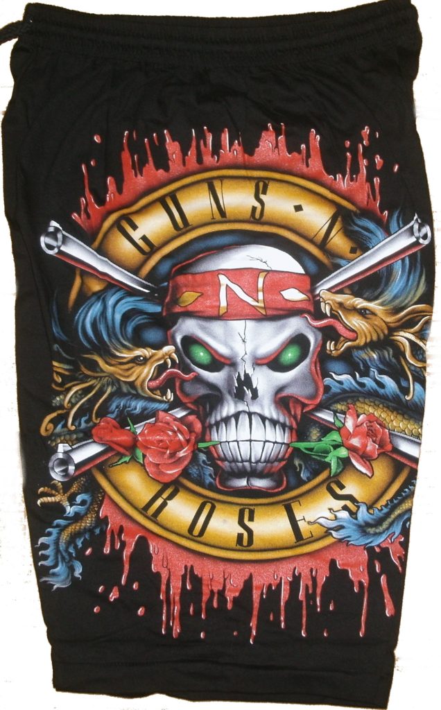 guns and roses shorts