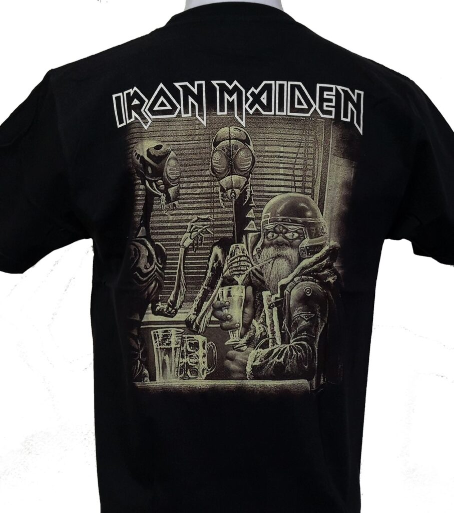 iron maiden t shirt hm