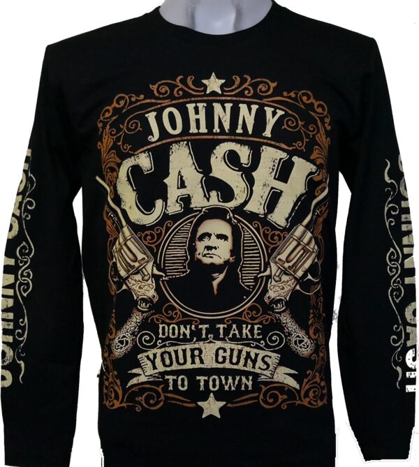 Johnny Cash long-sleeved t-shirt size M
