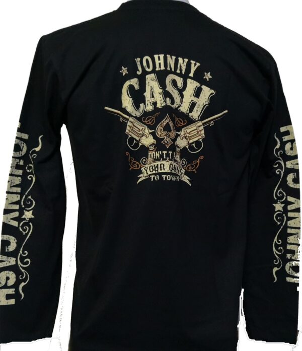 Johnny Cash long-sleeved t-shirt size M - Image 2