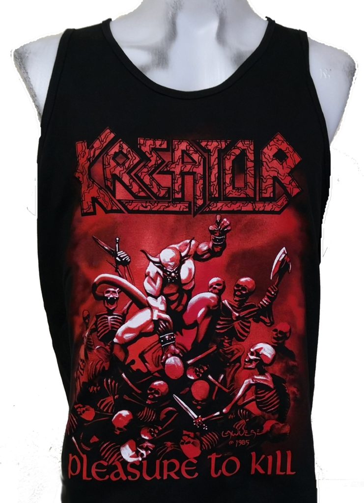 kreator pleasure to kill t shirt