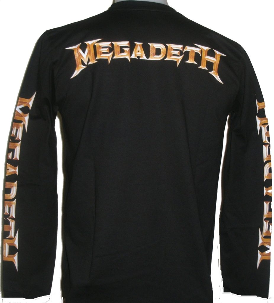 long sleeve megadeth shirt