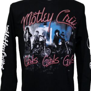 Mötley Crüe long-sleeved t-shirt Girls Girls Girls size XL
