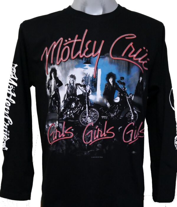 Mötley Crüe long-sleeved t-shirt Girls Girls Girls size M