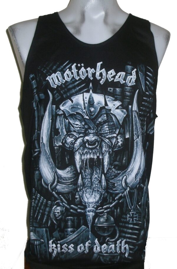 Motorhead tank top Kiss of Death size XL