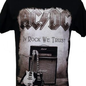 AC/DC t-shirt In Rock We Trust size M