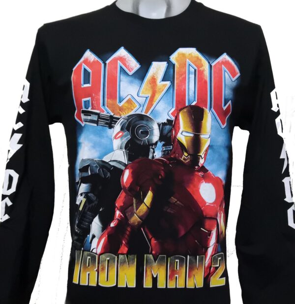 AC/DC long-sleeved t-shirt Iron Man 2 size S