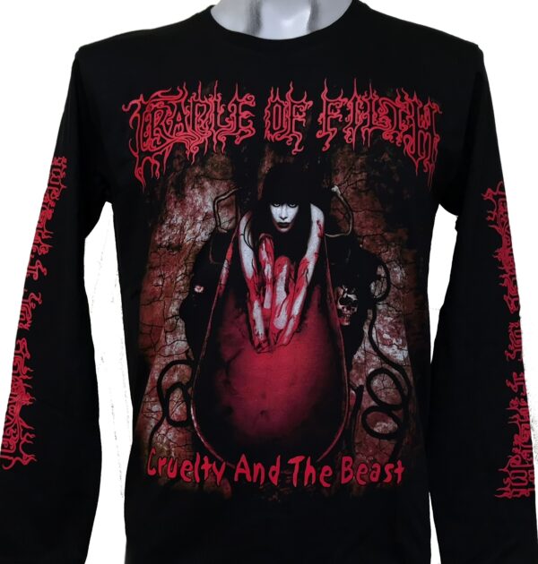 Cradle Of Filth long-sleeved t-shirt Cruelty and the Beast size XXXL