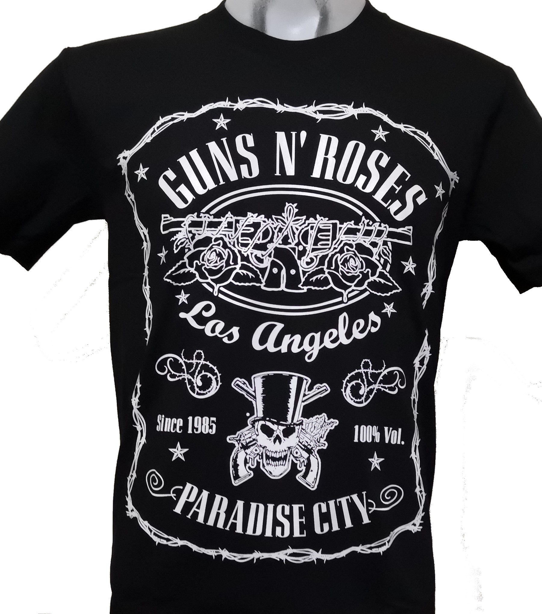Paradies City T-Shirt XL, Charcoal Amplified Guns n Roses L.A