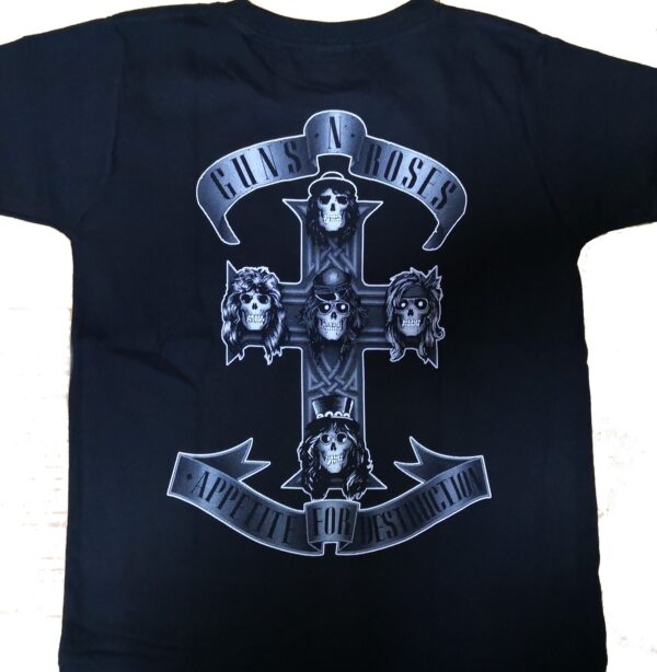 Guns `n` Roses t-shirt size 10-12 years Appetite For Destruction - Image 2