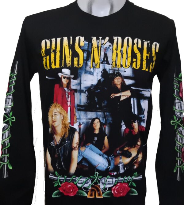 Guns `n` Roses long-sleeved t-shirt size S
