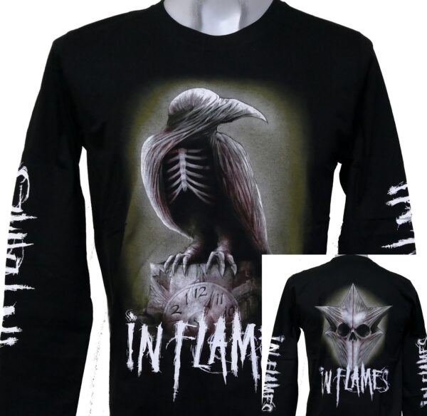 In Flames long-sleeved t-shirt size S