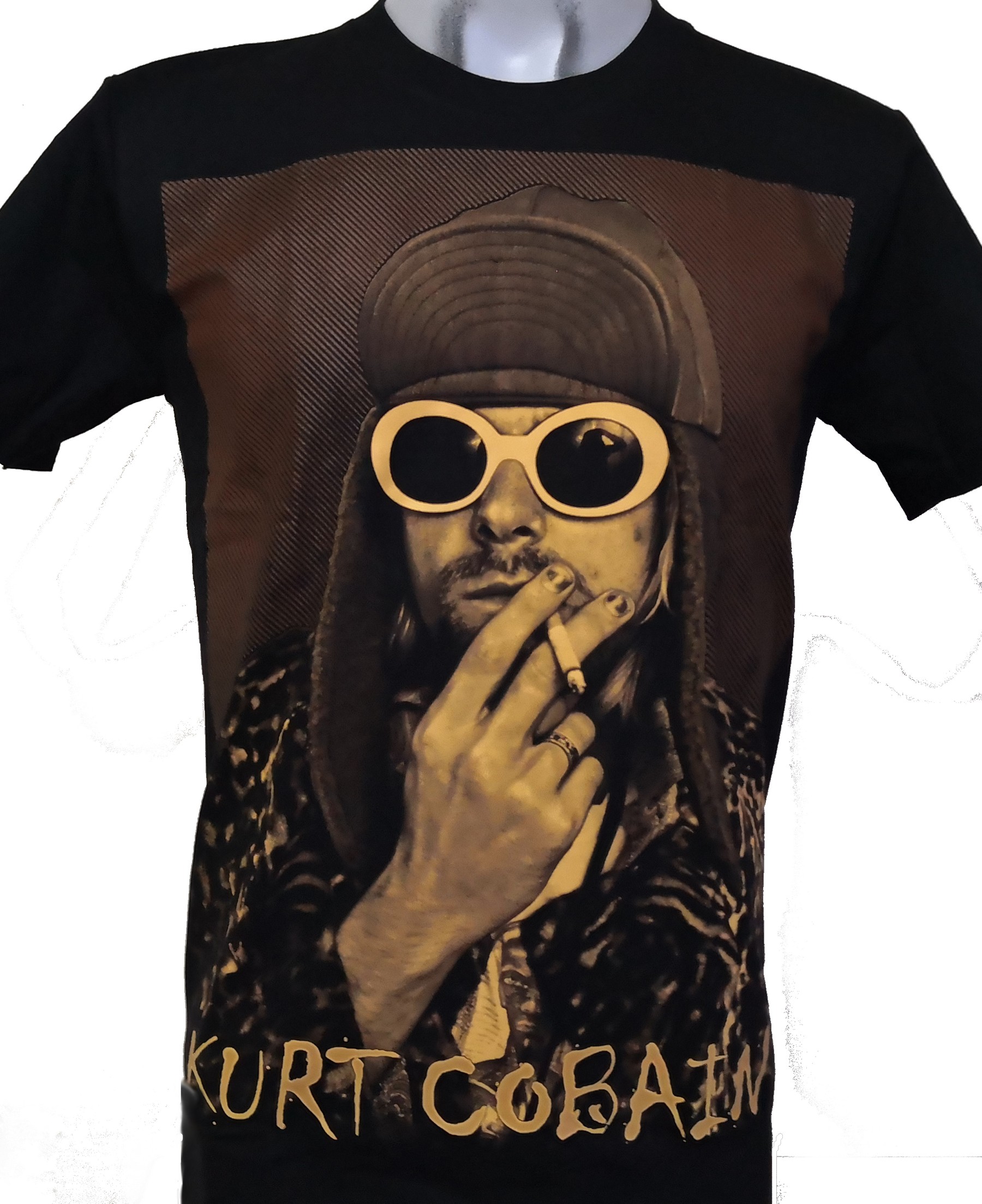 Tultex Brand Nirvana Curt Kobain Tshirt Black NWT  Xl XXl 