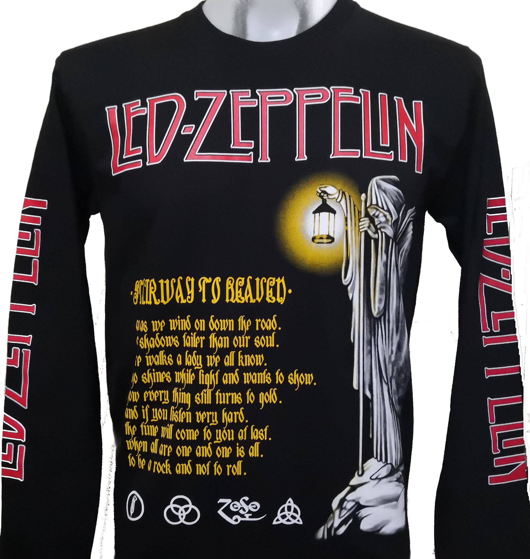 Led Zeppelin long-sleeved t-shirt Stairway to Heaven size L