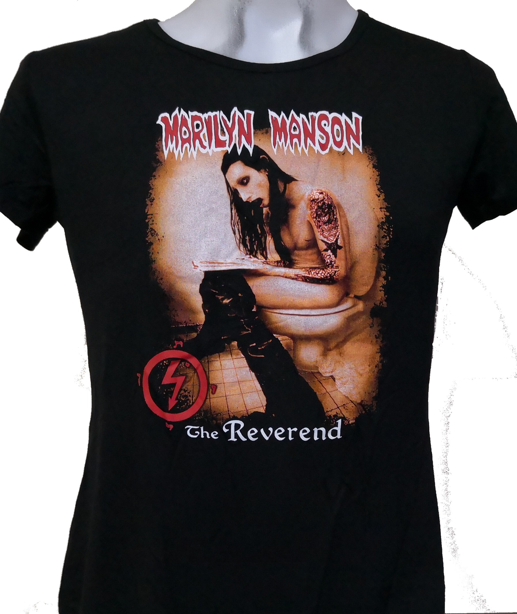 Marilyn Manson girly t-shirt size XL The Reverend