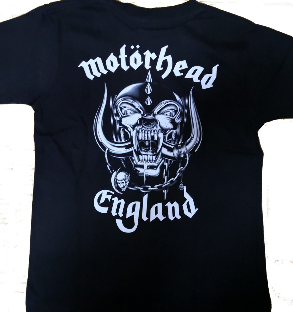 Motorhead t-shirt size 10-12 years England â RoxxBKK