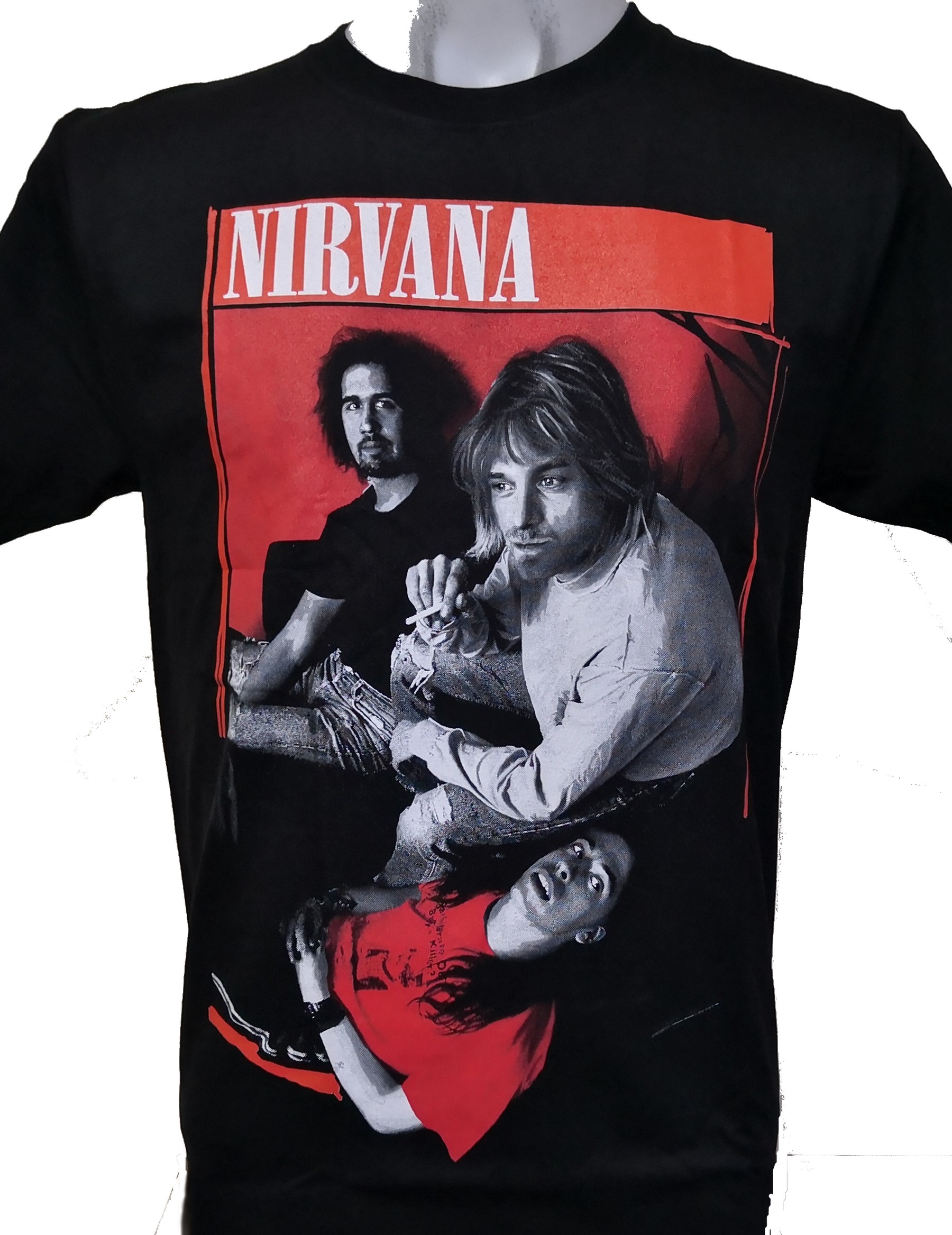 nirvana t shirt black
