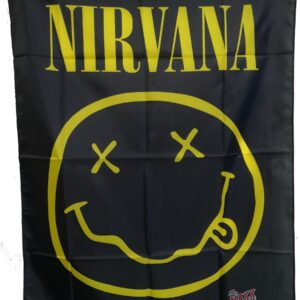 Nirvana large poster flag