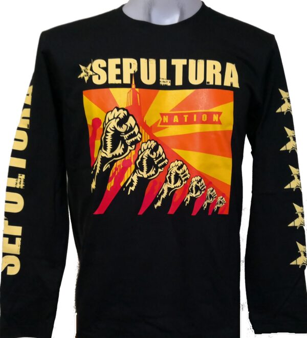 Sepultura long-sleeved t-shirt Nation size XL