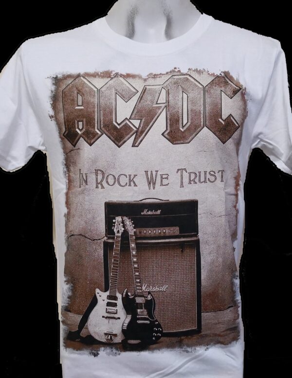 AC/DC t-shirt In Rock We Trust size XXL