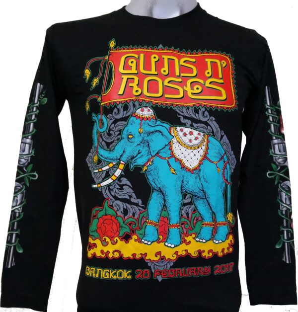 Guns `n` Roses long-sleeved t-shirt Bangkok size XL