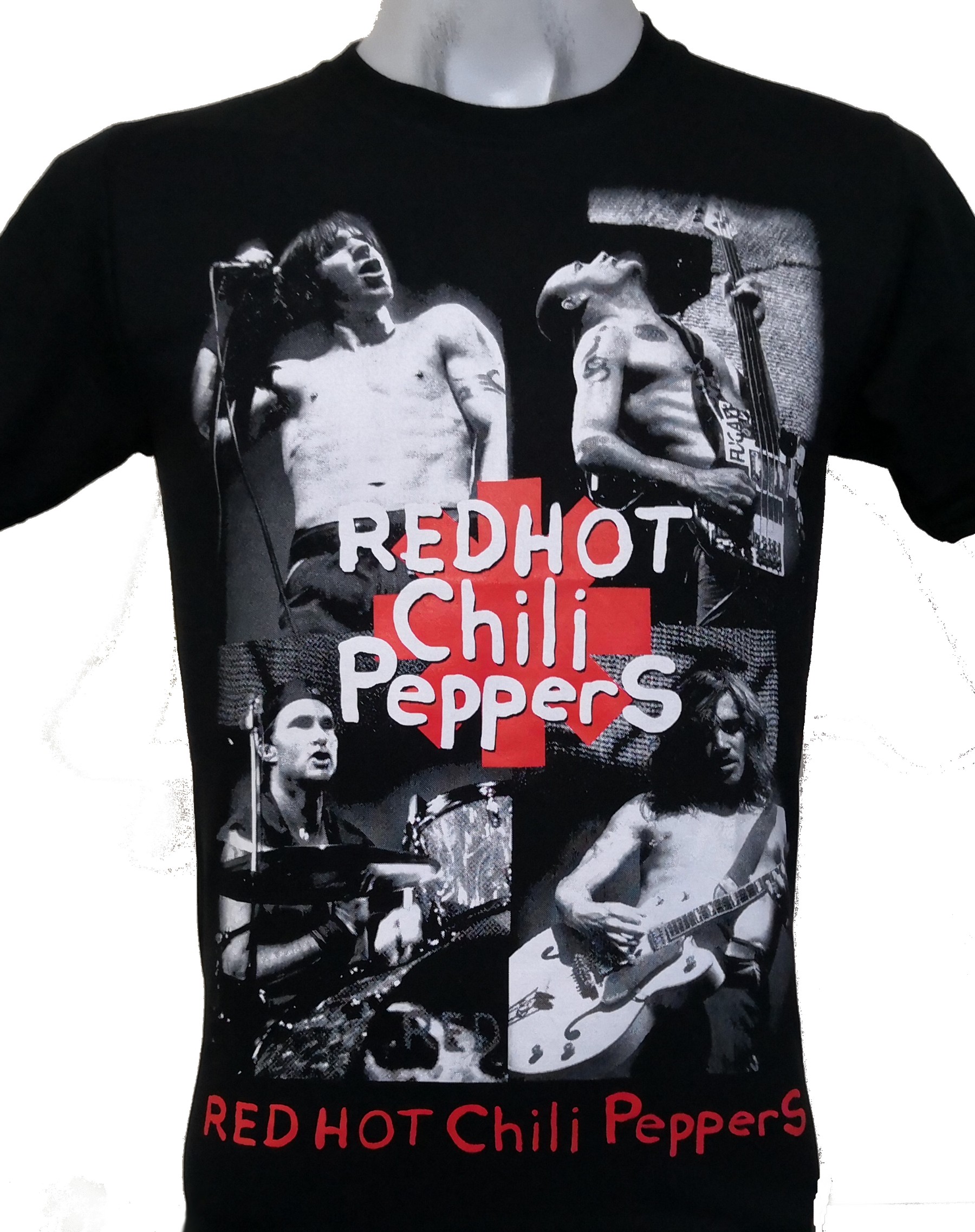 STENCIL RED HOT CHILI PEPPERS MENS UNISEX TSHIRT 