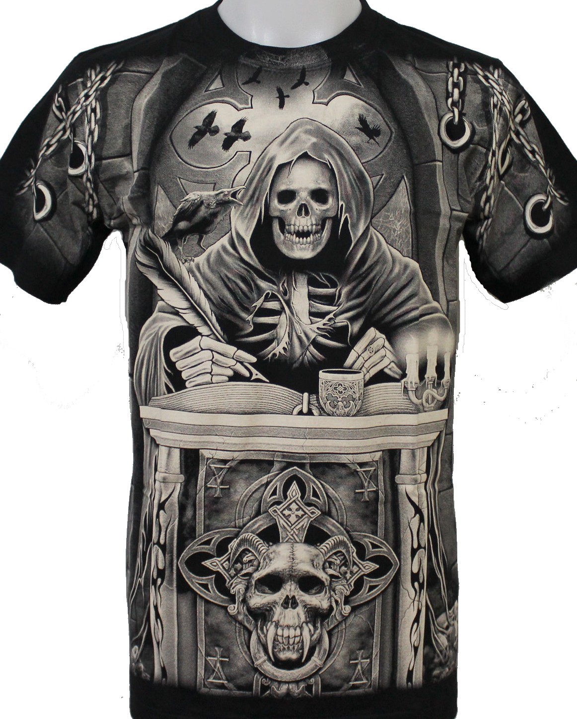 Men's Skulls Gothic T-ShirtS to Plus SizeWe Will All Die