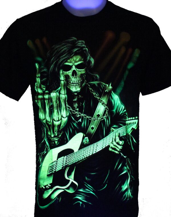 Skull t-shirt size M "Glow in the Dark" - Image 3