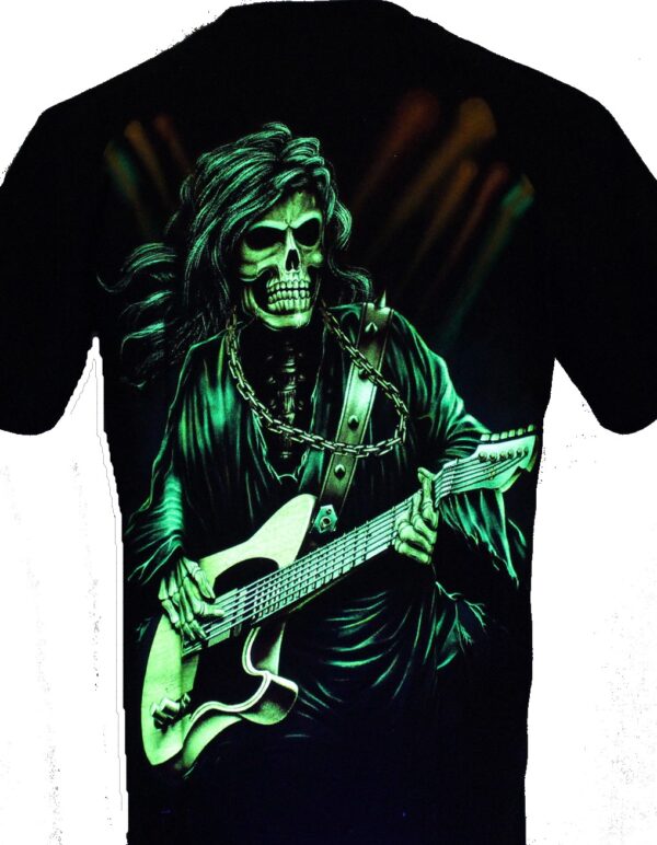 Skull t-shirt size M "Glow in the Dark" - Image 4