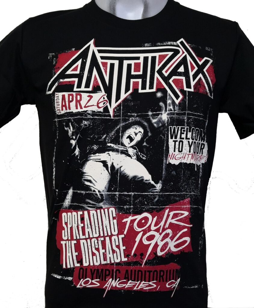 anthrax t shirt uk