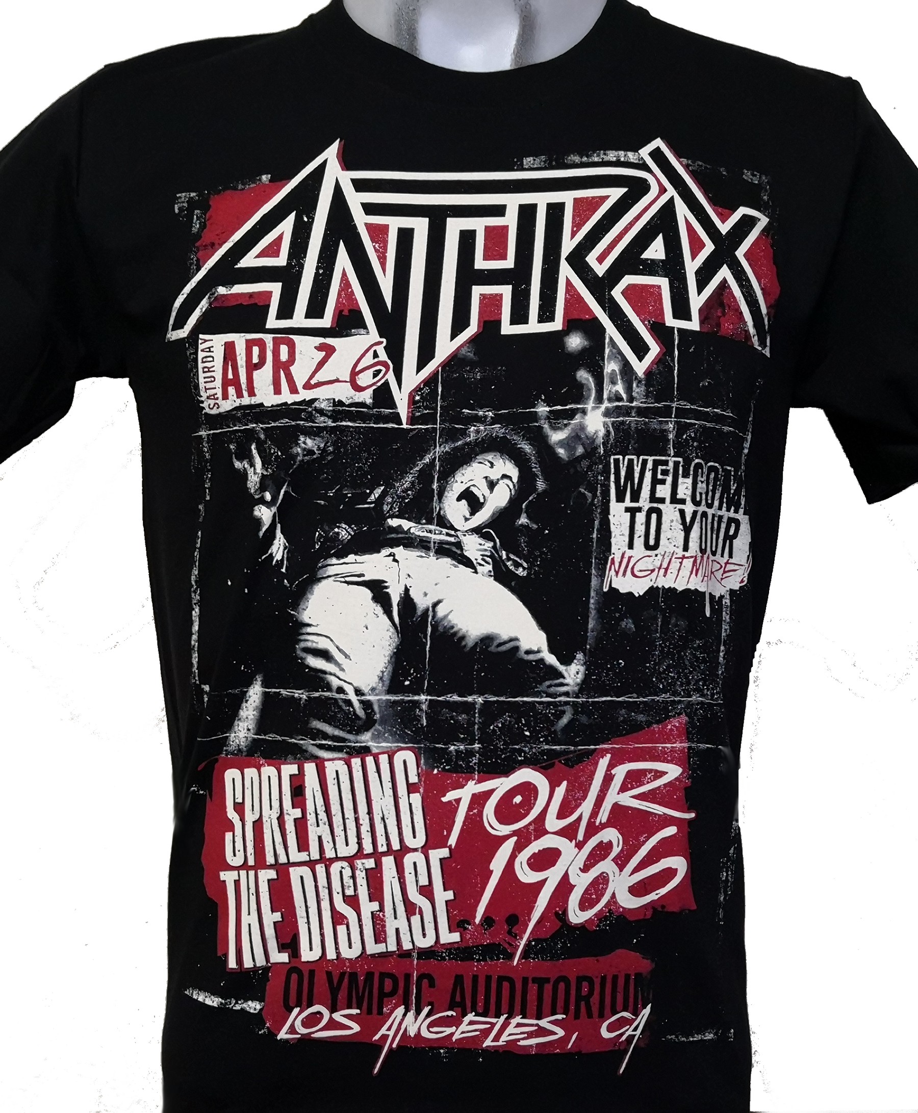 demonstration Mania tidsplan Anthrax t-shirt size XXL – RoxxBKK