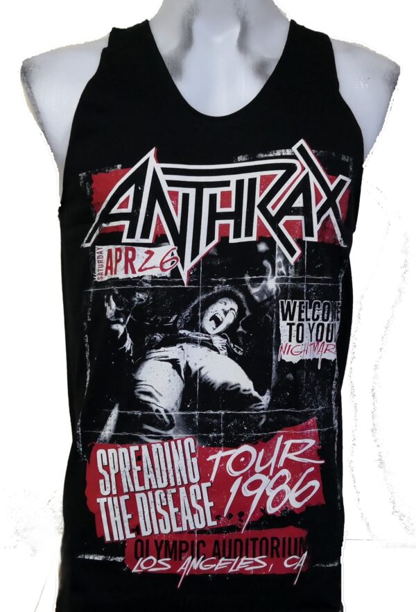 Anthrax tank top size XL