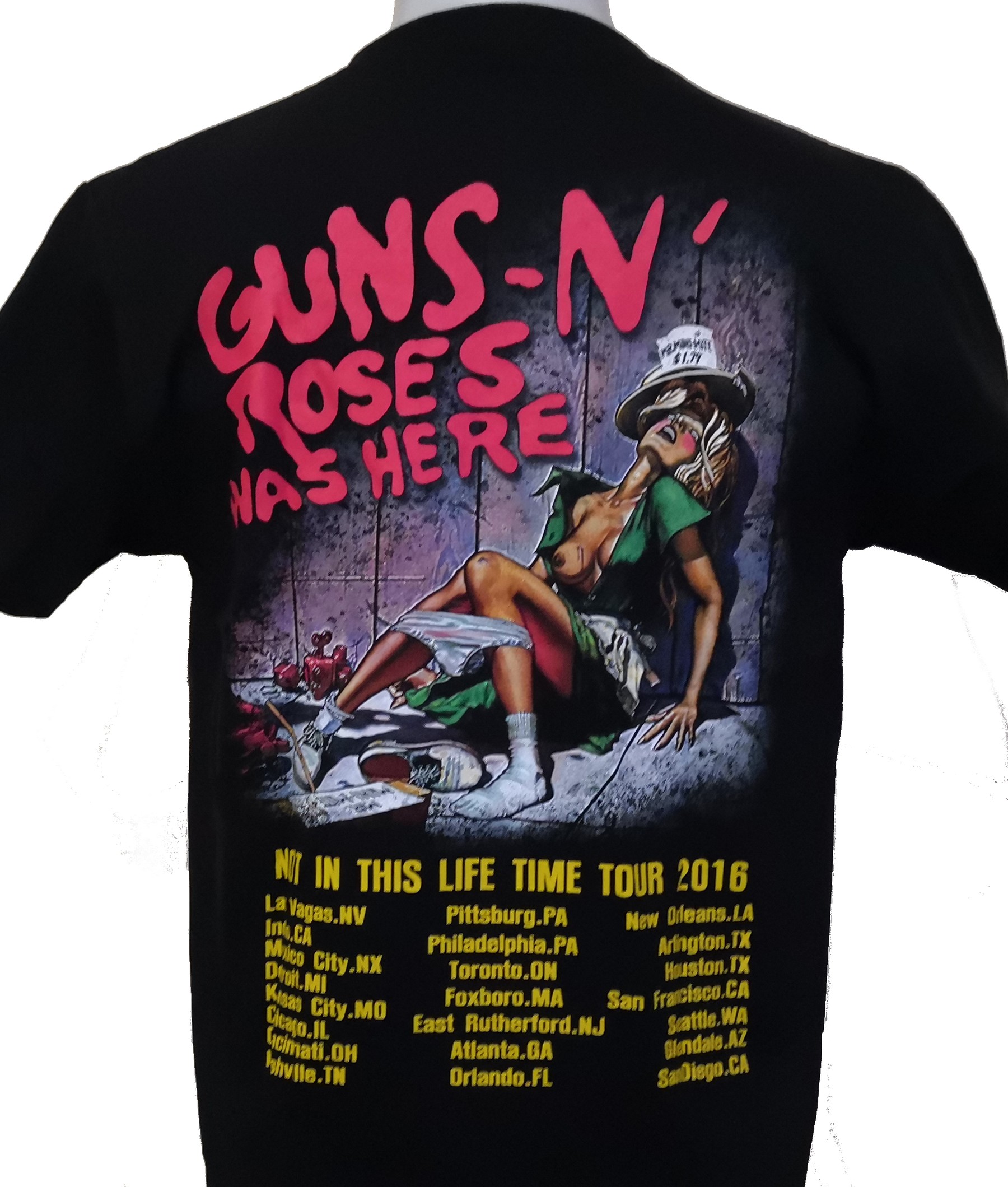 Roses t-shirt Not in This Life Time size M – RoxxBKK