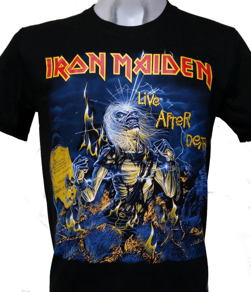 Iron Maiden t-shirt Live After Death size XL â RoxxBKK