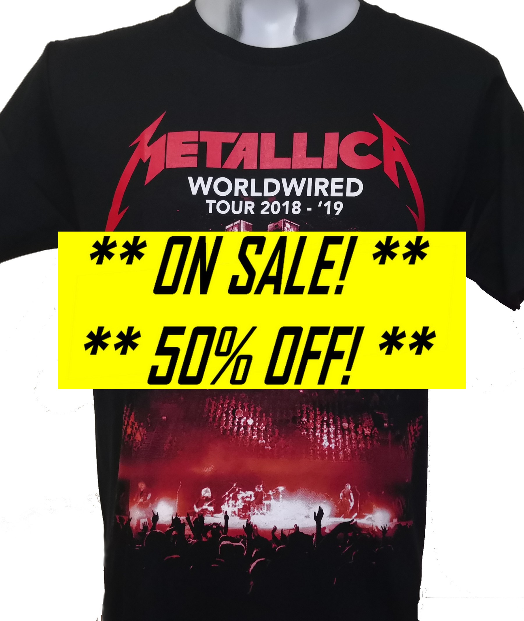 metallica tour shirts 2018