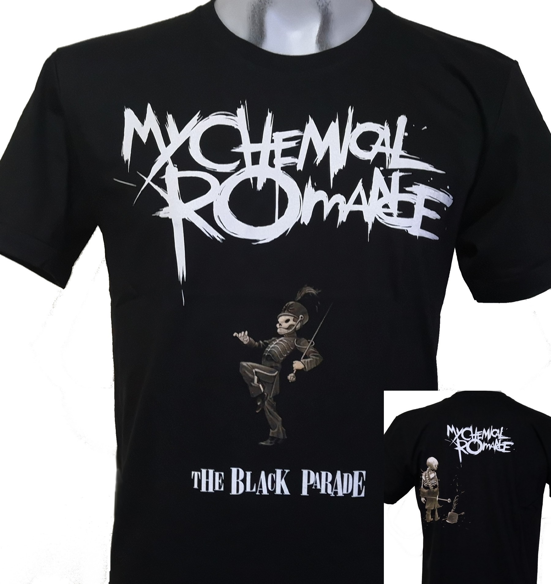 My Chemical Romance T-Shirt con Stampa Ufficiale Friends Nero 