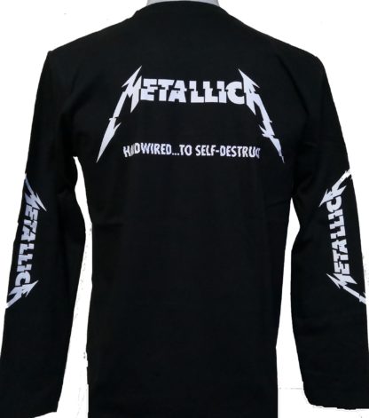 metallica xxl sleeved shirt long destruct hardwired self roxxbkk