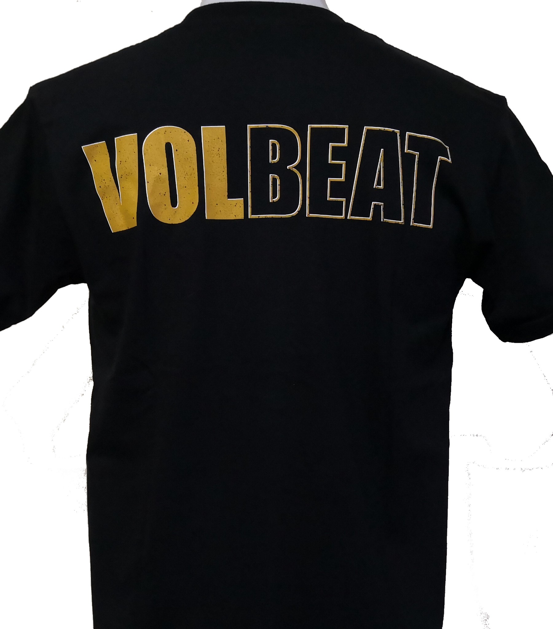 VOLBEAT T Shirt Sceller l/'accord et permet de Boogie chèvre Logo officiel Homme nouveau Noir