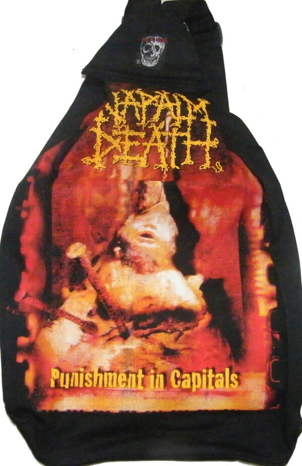 Napalm Death backpack Punishment in Capitals