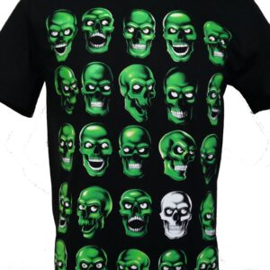 Skull t-shirt size M "Glow in the Dark"