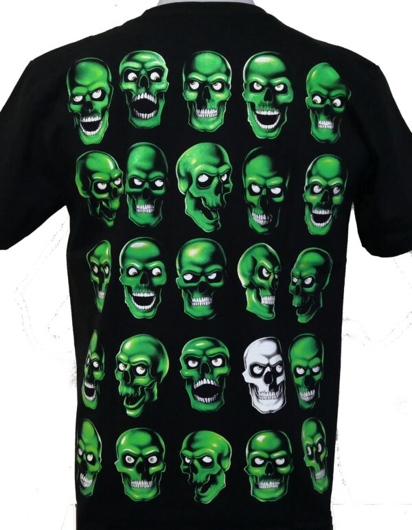 Skull t-shirt size XL "Glow in the Dark" - Image 2