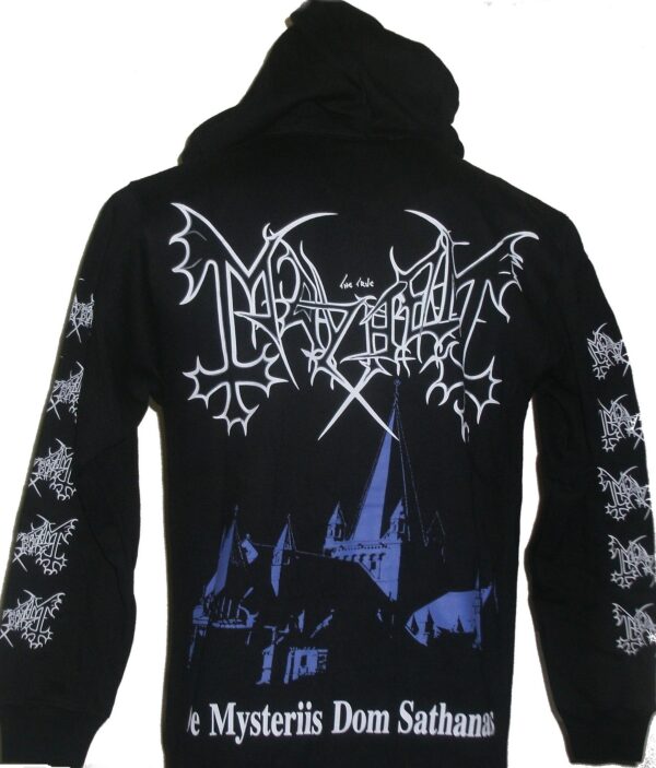 Mayhem hoodie/jacket De Mysteriis Dom Sathanas size S - Image 3