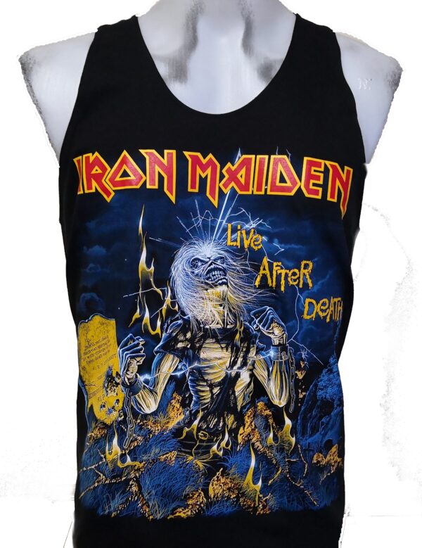 Iron Maiden tank top Live After Death size XL