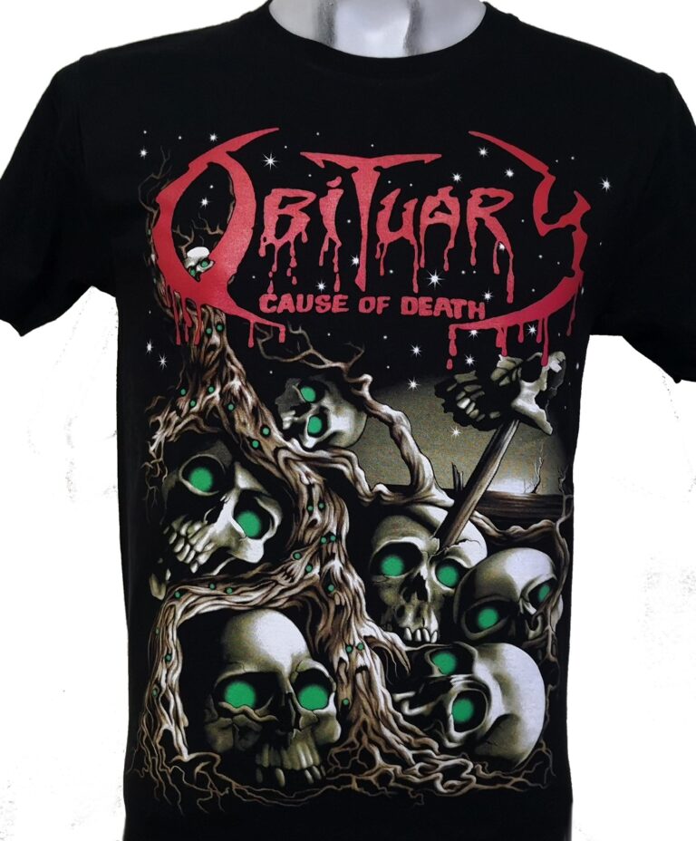 obituary the end complete shirt