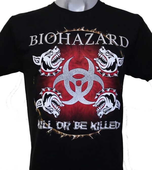 Biohazard t-shirt Kill or be Killed size M