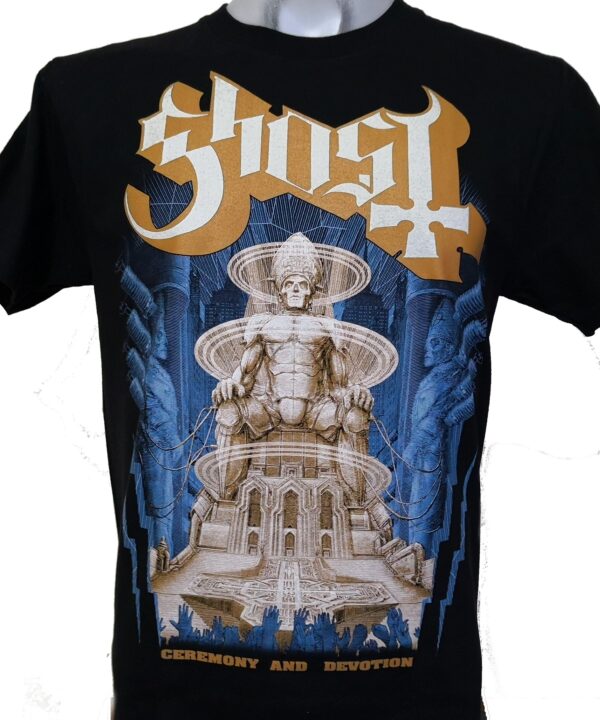 Ghost t-shirt Ceremony and Devotion size XL