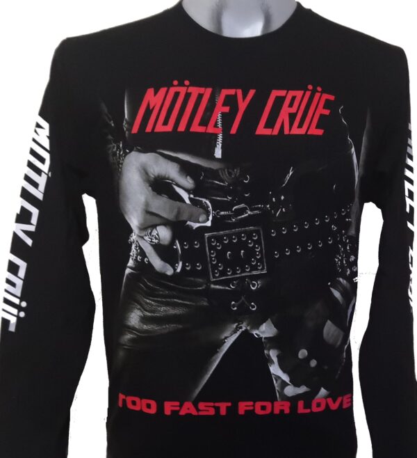 Motley Crue long-sleeved t-shirt Too Fast For Love size XXXL