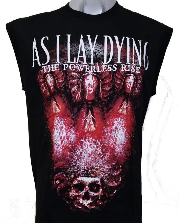 As I Lay Dying sleeveless t-shirt The Powerless Rise size L